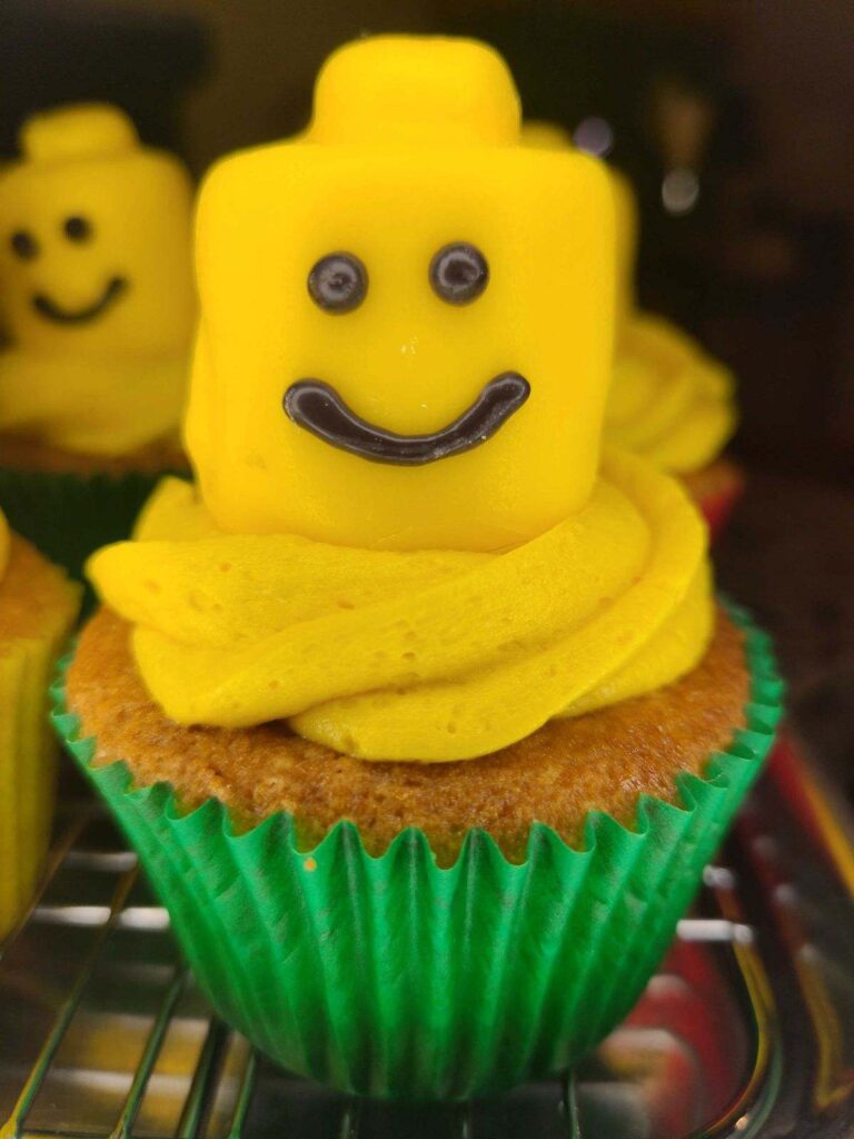 Lego Man Cupcake